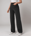 Miss | Broek Dames Hoge Taille Flared - Superelastische stretch stof - Miss Madera MIS-D338ET