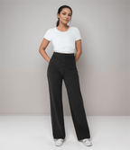 Miss | Broek Dames Hoge Taille Flared - Superelastische stretch stof - Miss Madera MIS-T4WC4Y