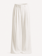 Miss | Broek Dames Hoge Taille Wijde Pijpen Formeel - Viscose - Miss Madera MIS-I4RX68