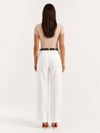 Miss | Broek Dames Hoge Taille Wijde Pijpen Formeel - Miss Madera MIS-UP6C9Z