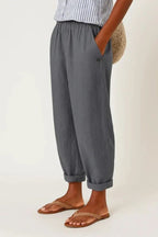 Miss | Broek Dames Regular - Linnen - Miss Madera MIS-5AD771