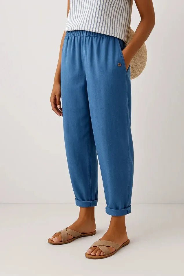 Miss | Broek Dames Regular - Linnen - Miss Madera MIS-87326E