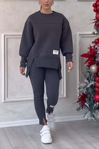 Miss | Broek Dames Relaxed Fit Casual - Zachte sweatstof - Miss Madera MIS-04KCNJ