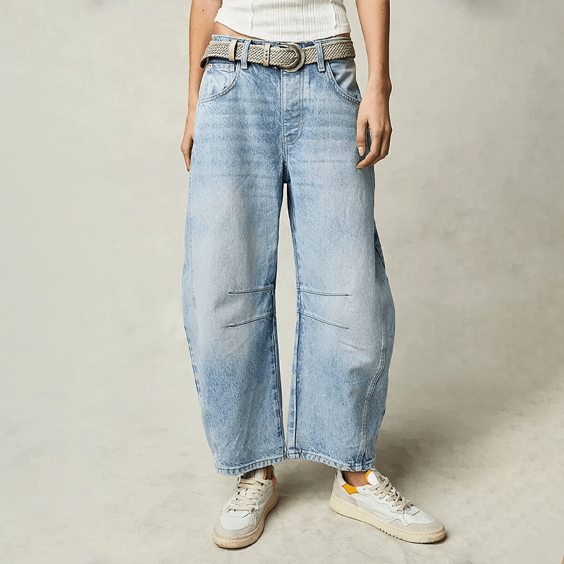 Miss | Broek Dames Relaxed Wide Leg - Viscose - Miss Madera MIS-YQ44I6