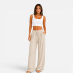 Miss | Broek Dames Wide Leg Comfort Fit - Viscose - Miss Madera MIS-M0SSUM