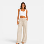 Miss | Broek Dames Wide Leg Comfort Fit - Viscose - Miss Madera MIS-M0SSUM