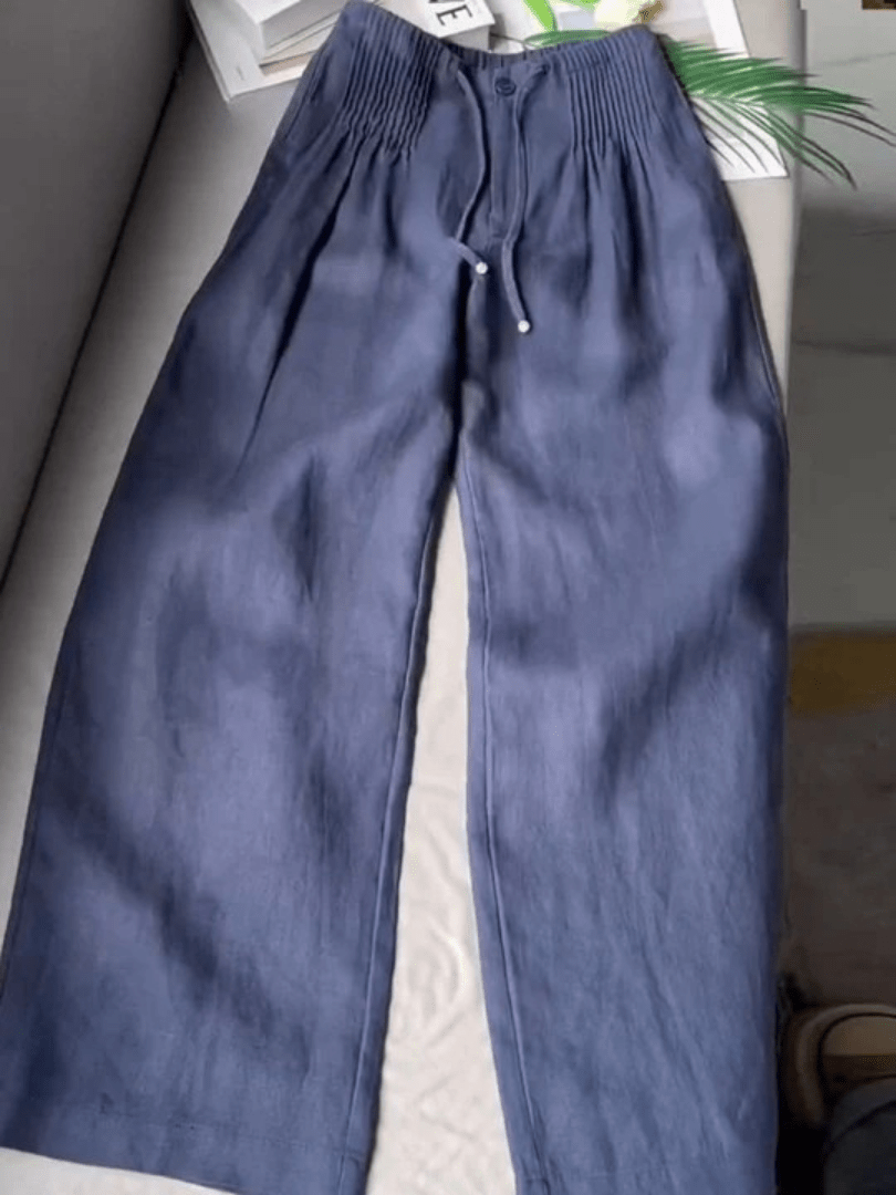 Miss | Broek Dames Wide Leg Lente - Katoen - Miss Madera MIS-4H5FMP