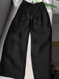 Miss | Broek Dames Wide Leg Lente - Katoen - Miss Madera MIS-SCH2GJ