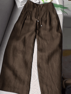 Miss | Broek Dames Wide Leg Lente - Katoen - Miss Madera MIS-BBFETC