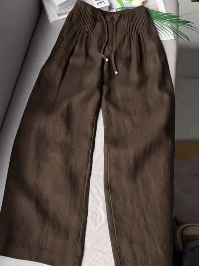 Miss | Broek Dames Wide Leg Lente - Katoen - Miss Madera MIS-BBFETC