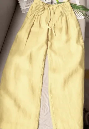Miss | Broek Dames Wide Leg Lente - Katoen - Miss Madera MIS-LPD2P5