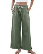 Miss | Broek Dames Wide Leg Palazzo - Katoen Mix - Miss Madera MIS-QS0CRZ