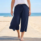 Miss | Broek Dames Wijd Capri Zomer - Stretch - Miss Madera MIS-HKRTY3