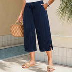 Miss | Broek Dames Wijd Capri Zomer - Stretch - Miss Madera MIS-HKRTY3