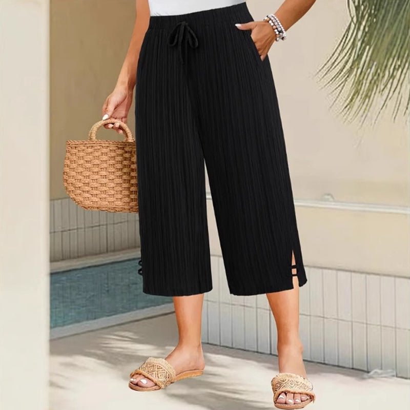 Miss | Broek Dames Wijd Capri Zomer - Stretch - Miss Madera MIS-YUAU5A