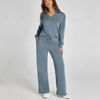 Miss | Broek Dames Wijde Loungewear Fit - Zachte rekbare stof - Miss Madera MIS-ZBNKKA