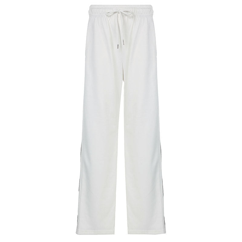 Miss | Broek Dames Wijde Pijpen Koordtaille - Jersey - Miss Madera MIS-NVIX6L