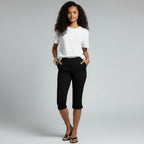 Miss | Broek Dames Zomer Capri Slim-fit - Viscose - Miss Madera MIS-HI7EFV