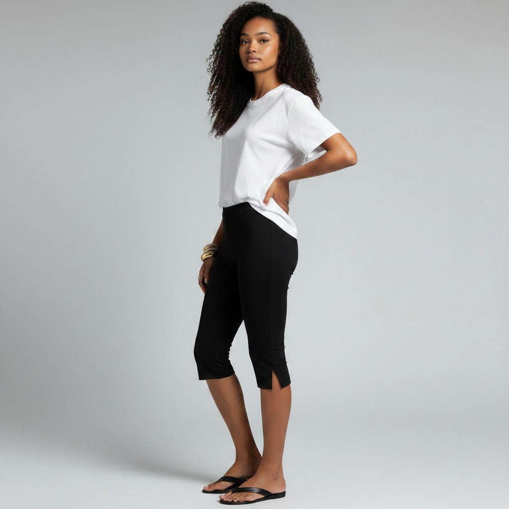 Miss | Broek Dames Zomer Capri Slim-fit - Viscose - Miss Madera MIS-HI7EFV