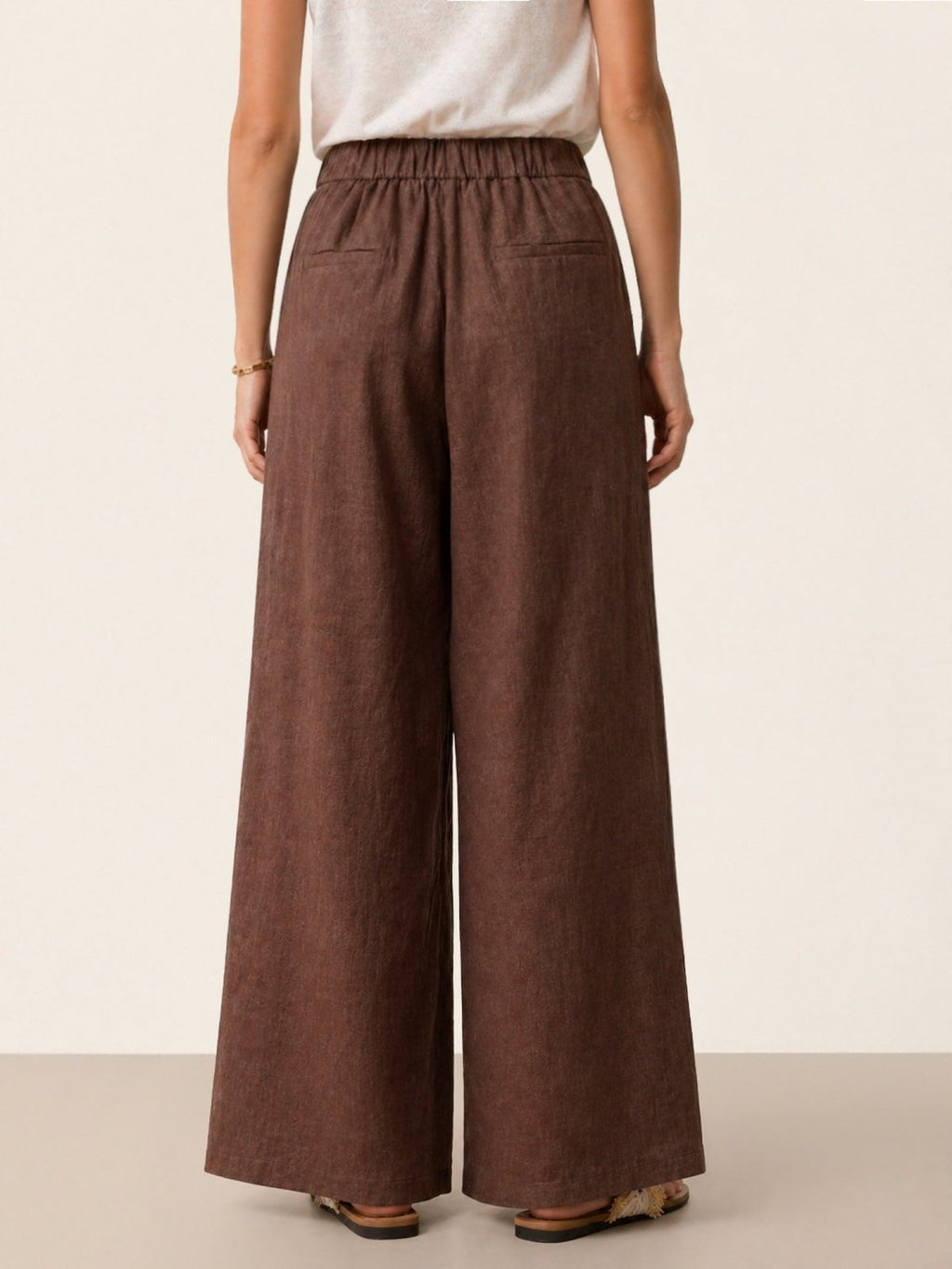 Miss | Broek Dames Zomer Regular Fit - Linnen - Miss Madera
