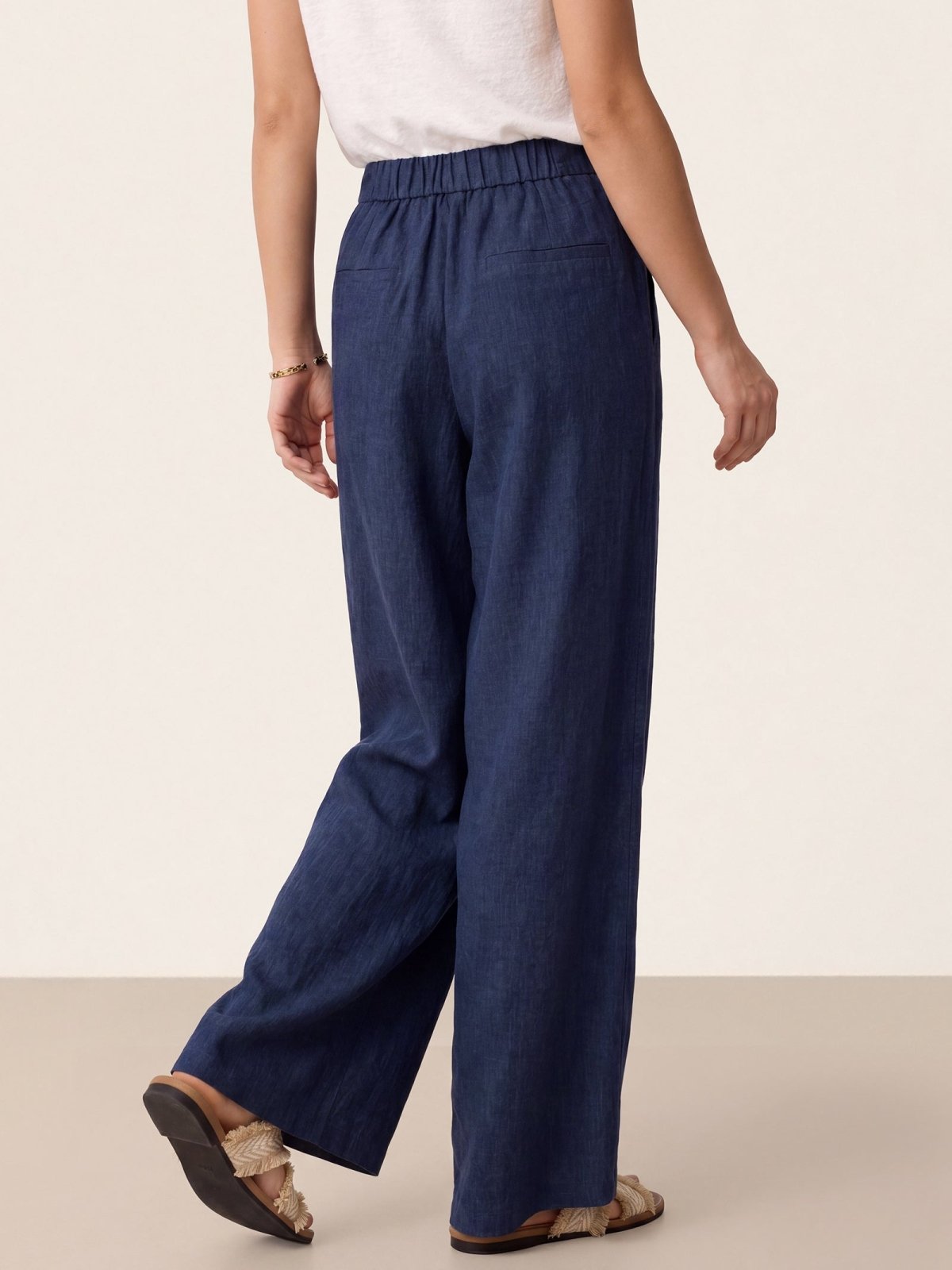 Miss | Broek Dames Zomer Regular Fit - Linnen - Miss Madera