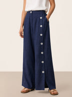 Miss | Broek Dames Zomer Regular Fit - Linnen - Miss Madera