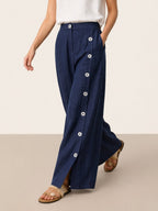Miss | Broek Dames Zomer Regular Fit - Linnen - Miss Madera