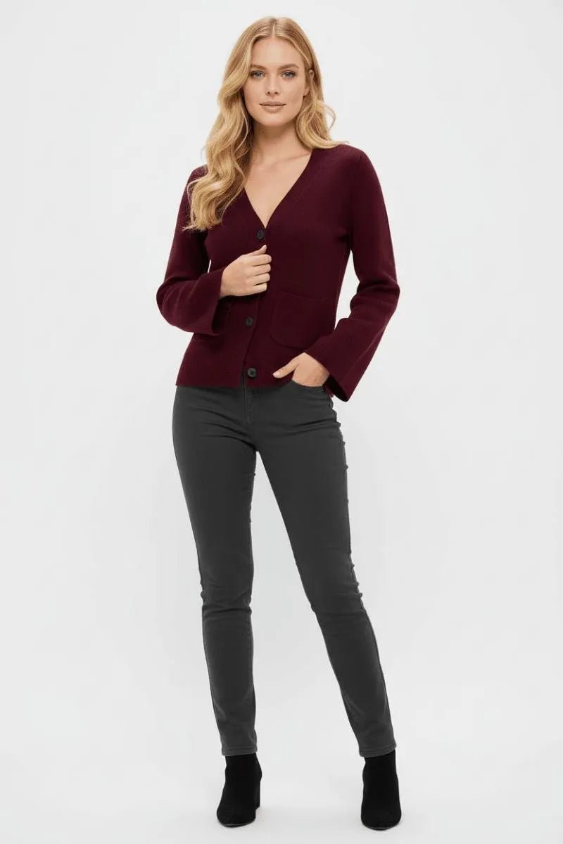 Miss | Cardigan Dames Casual - Hoogwaardige viscose mix - Miss Madera