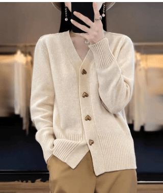 Miss | Cardigan Dames Elegant - Katoen-elastaan - Miss Madera MIS-C3180F