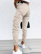 Miss | Cargobroek Dames High Waist - Katoenmix - Miss Madera