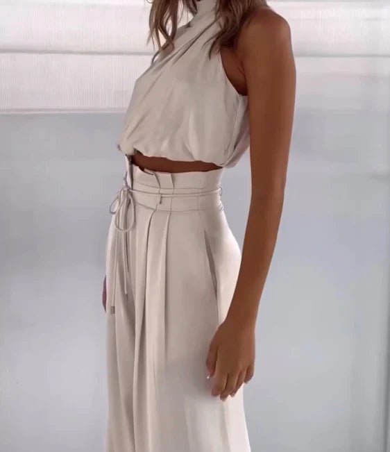 Miss | Co-ord Set Dames Avond One-Shoulder Satijn - Satijn - Miss Madera MIS-Y5HW7O