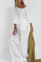Miss | Co-ord Set Dames Casual - Katoen-Linnen - Miss Madera MIS-983F4B