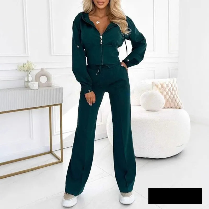 Miss | Co-ord Set Dames Casual Losse Fit Capuchon - Fleece - Miss Madera MIS-FP8END
