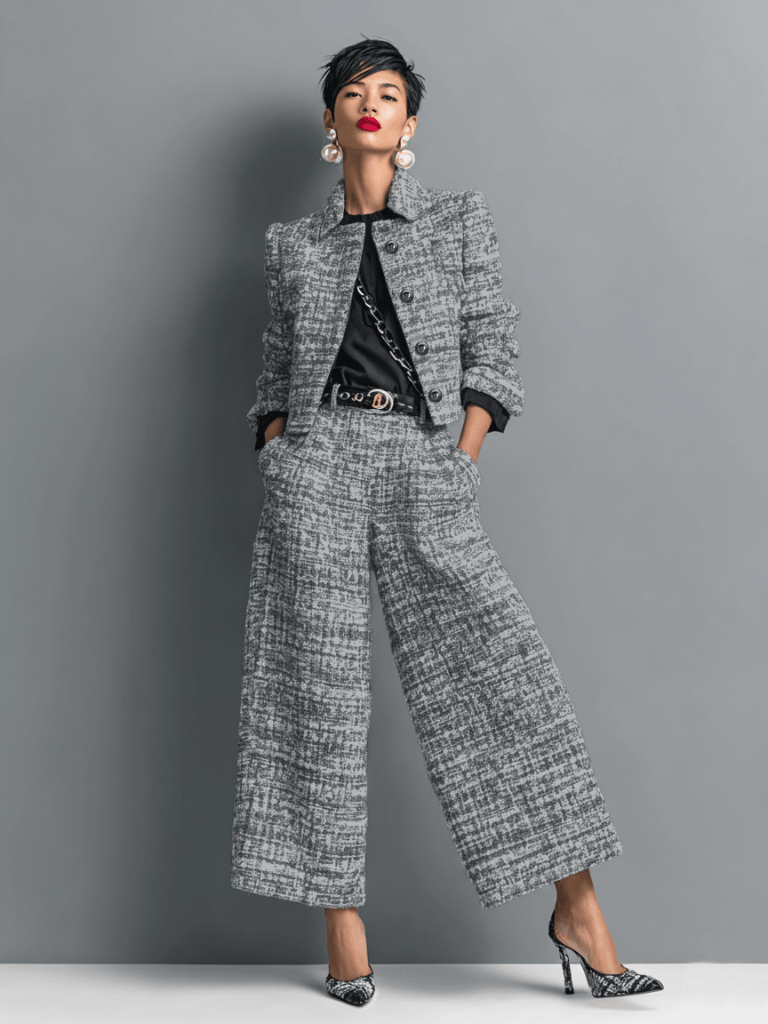 Miss | Co-ord Set Dames Casual - Polyester Mix - Miss Madera MIS-C1AC12