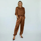 Miss | Co-ord Set Dames Casual - Satijn - Miss Madera MIS-98152F