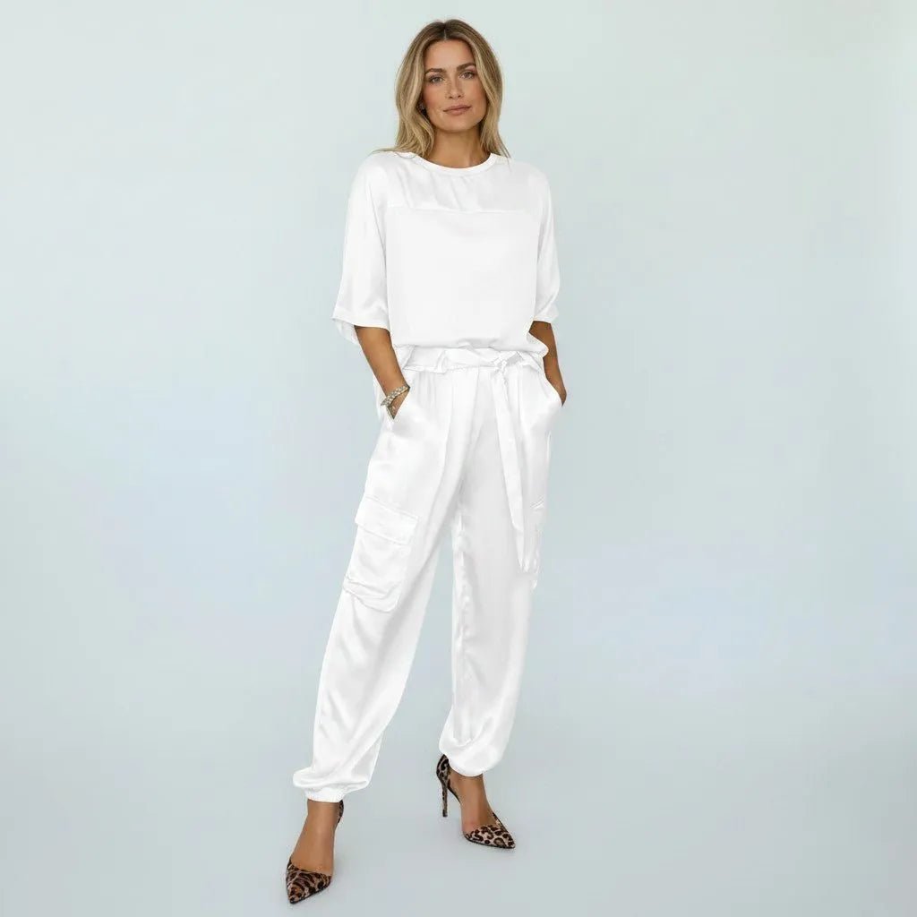 Miss | Co-ord Set Dames Casual - Satijn - Miss Madera MIS-BBDF1E