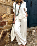 Miss | Co-ord Set Dames Casual - Satijn - Miss Madera MIS-F9BC49