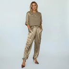 Miss | Co-ord Set Dames Casual - Satijn - Miss Madera MIS-EDF7E2