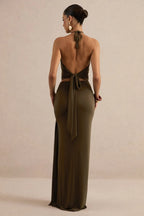 Miss | Co-ord set Dames Halter Avond Stijl - Stretch Jersey - Miss Madera MIS-XJSFN5