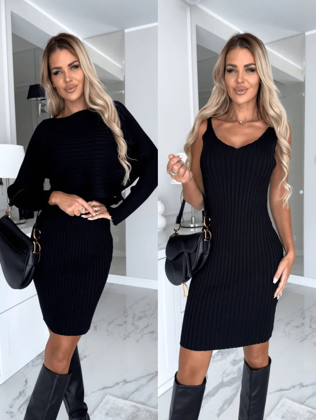Miss | Co-ord set Dames Herfst/Winter Gebreid - Wol - Miss Madera MIS-UX6NTE