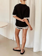 Miss | Co-ord set Dames Loose Fit Contrast - Polyester - Miss Madera MIS-O4CM0H