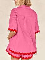 Miss | Co-ord set Dames Loose Fit Contrast - Polyester - Miss Madera MIS-7AI28J