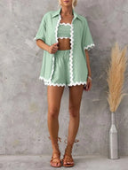 Miss | Co-ord set Dames Loose Fit Contrast - Polyester - Miss Madera MIS-X887IE