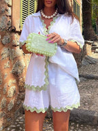 Miss | Co-ord set Dames Loose Fit Contrast - Polyester - Miss Madera MIS-PXWDG8