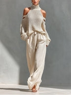 Miss | Co-ord Set Dames Off-Shoulder Casual - Viscose - Miss Madera MIS-961682