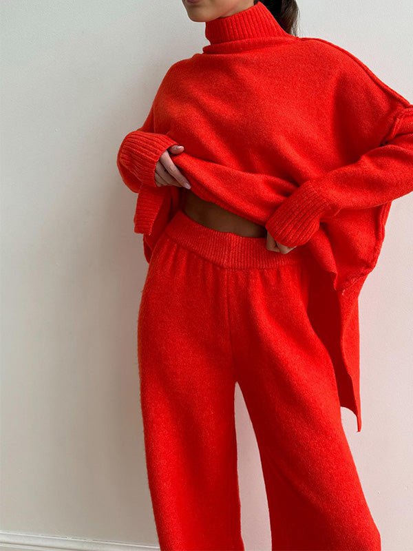 Miss | Co-ord Set Dames Oversized Coltrui & Broek - Breiwerk - Miss Madera MIS-4N6CJ5