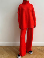 Miss | Co-ord Set Dames Oversized Coltrui & Broek - Breiwerk - Miss Madera MIS-4N6CJ5
