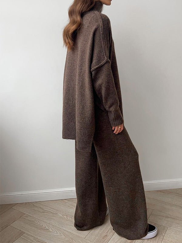 Miss | Co-ord Set Dames Oversized Coltrui & Broek - Breiwerk - Miss Madera MIS-4N6CJ5