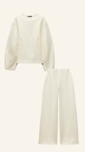 Miss | Co-ord set Dames Oversized Wide-Leg - Polyester - Miss Madera MIS-5SPF2F