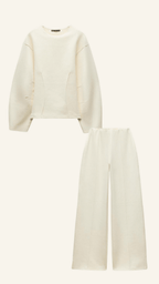 Miss | Co-ord set Dames Oversized Wide-Leg - Polyester - Miss Madera MIS-5SPF2F
